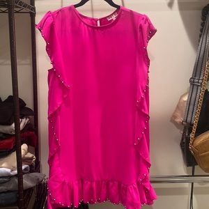 TCEC Pink Beaded Dress - M